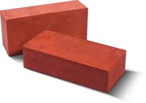 Environment Friendly Crack Resistance Hardness Rectangular Red Clay Bricks Size: Different Available