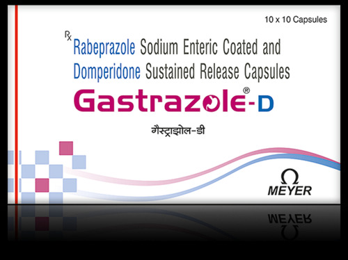 Gastrazole-D Rabeprazole Sodium (EC) And Domperidone (SR) Capsule, 10x10 Pack