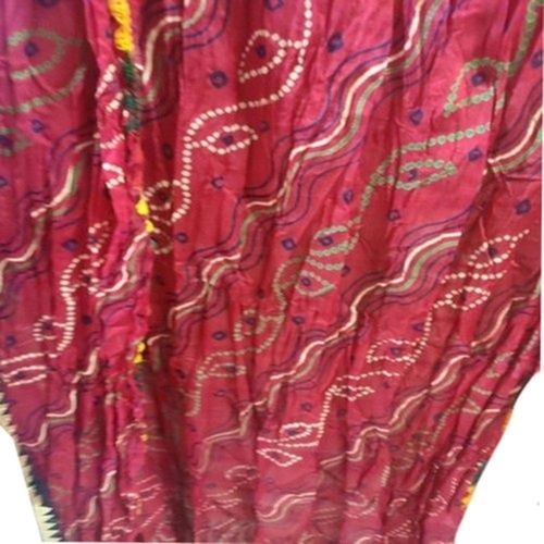 Multi Color Bandhani Cotton Silk Dupatta 