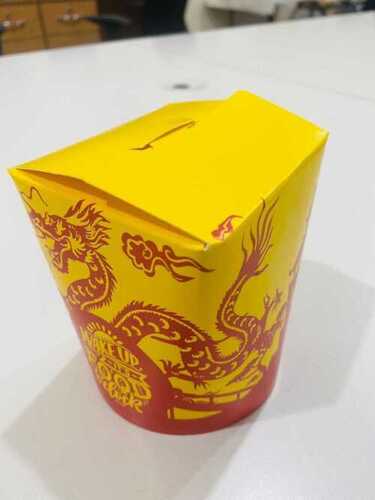 Printed Paper Food Box With Fine Polishing And High Strength