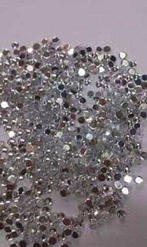 PVC Sequins - High Strength Lightweight Round Shape Silver Color Waterproof Rigid Hardness Polished Finish