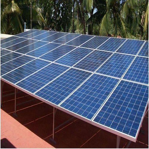 Rooftop Poly Crystalline Solar Panel, Capacity 10 kW