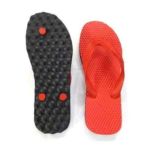 Red Colour Rubber Slippers