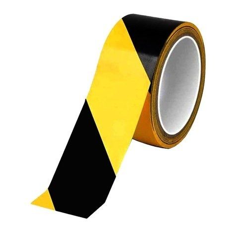 20 Meter Long 2.5 Inch Width 0.20 Mm Thick Self Adhesive Reflective Zebra Tape Application: Construction