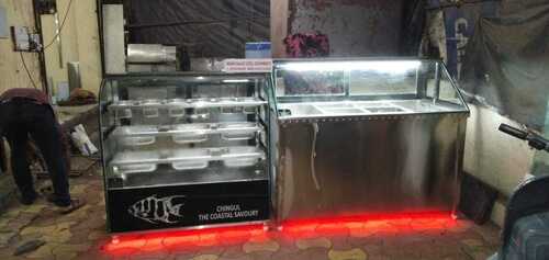 Air Cool Display Counter For Cake Storage, 1-4 Shelves