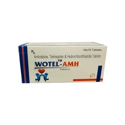 Amlodipine Telmisartan और Hydrochlorothiazide Tabletssamlodipine telmisartan और hydrochlorothiazide टैबलेट, 10 X 10 टैबलेट आवेदन: सबमर्सिबल