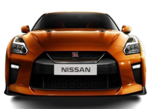 Orange Color Nissan GT-R Car