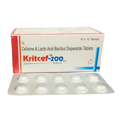Cefixime and Lactic Acid Bacillus Tablets, 10 x 10 Tablets