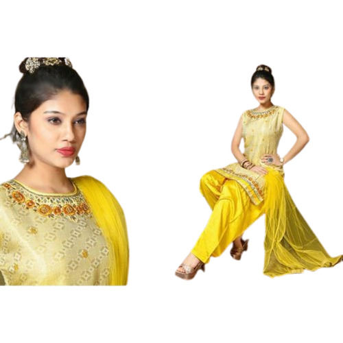 Ladies Patiala Salwar Silk Suit