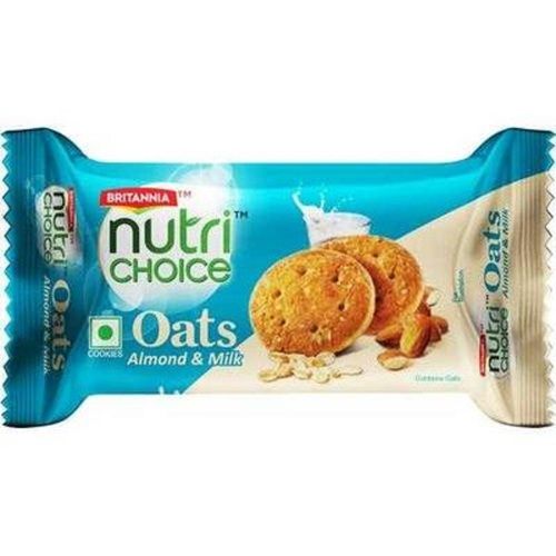 Mouth Watering Round Shape Sweet Almonds And Milk Atta Biscuit