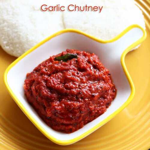 Pure And Organic Garlic Spicy Chutney Served With Dinner Application: Industrial