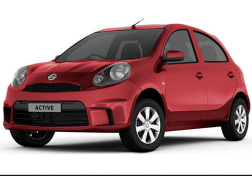 Red Color Nissan Micra Active Xl Car