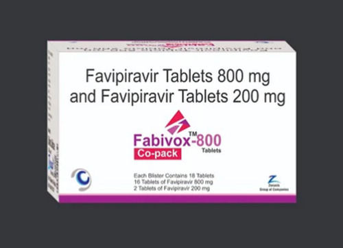 Grey Favipiravir And Favipiravir Tablets 800Mg