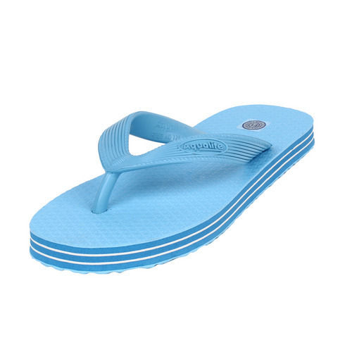 Blue Kid Slip Resistance Grip And Skin Friendly Daily Wear Rubber Flip Flop Slipper 