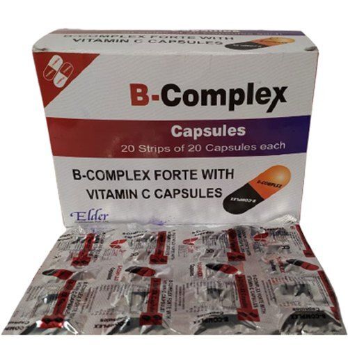Medicine Grade Pharmaceutical B-Complex Forte With Vitamin C Capsules 