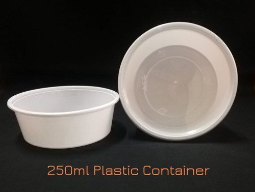 Microwave Safe Clear Plastic Round Container for Food Packaging