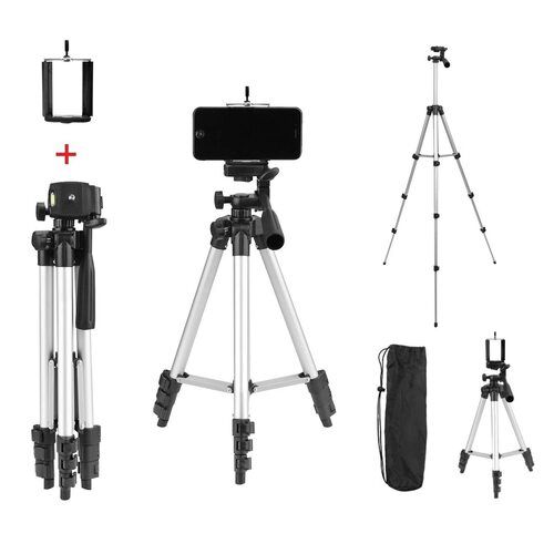 Free Stand Easy to Operated Polished Finish Corrosion Resistant Aluminium Adjustable Tripod Stand