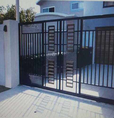 Aluminium Main Door Gate For Residential Purpose, Black Color