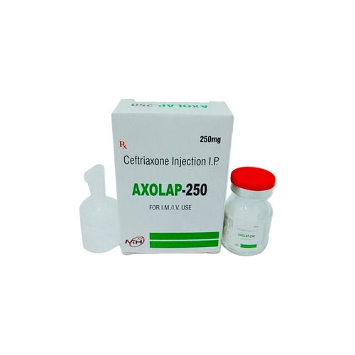 Axolap-250 Ceftriaxone 250 MG Antibiotic Injection IP