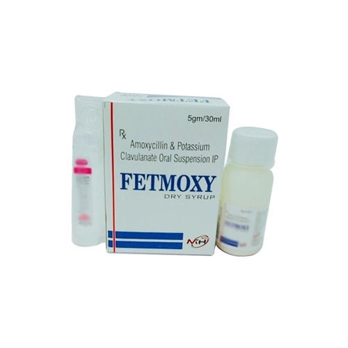 Fetmoxy Amoxycillin And Potassium Clavulanate Antibiotic Pediatric Oral Suspension