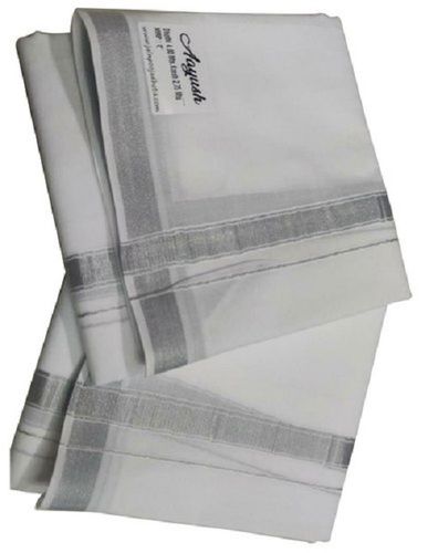 Free Size And Hand Wash Men Aayush Cotton Pooja Dhoti For Festive Wears