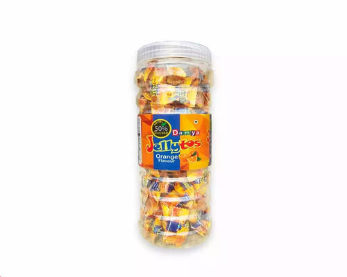 Jellytos Sweet And Delicious Orange Flavored Eggless Jelly Candy