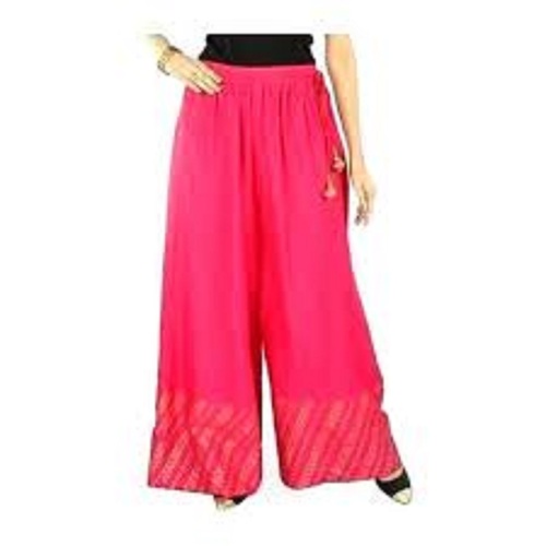 Ladies Red Palazzo