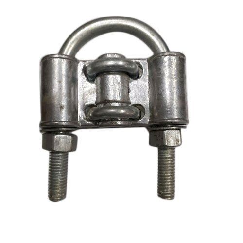 2 Bolt Mild Steel Dead End Clamp For Electrical Industry, Galvanized Surface