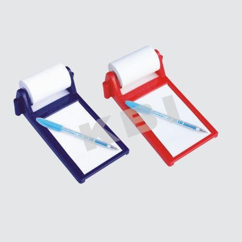 213 X 133 X 58mm Red And Blue Plastic Note Pad Holder