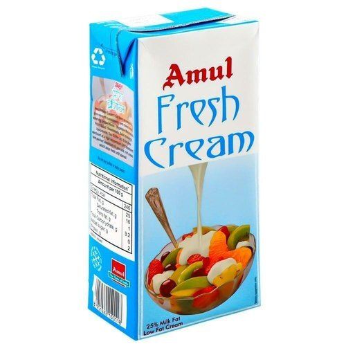 Amul Fresh Cream 1 Ltr Tetra Pack For Cooking Uses With Rich Taste Age Group: Children