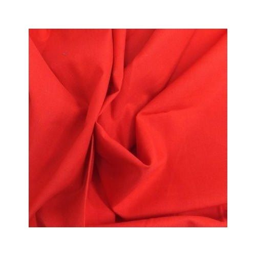 High Quality Red Color Cotton Lycra Fabric