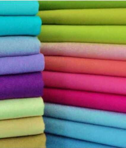 Machine Washable 90 Gsm Plain Cotton Fabric For Casual Dress