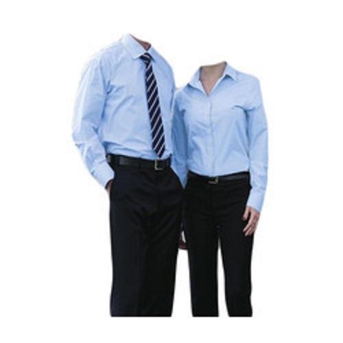 Multi Color Corporate Style Cotton Fabric Plain Machine Washable Worker Uniform