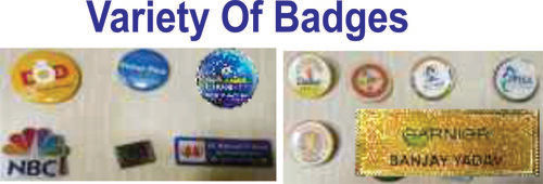 Personalized Finely Finished Magnetic Badges