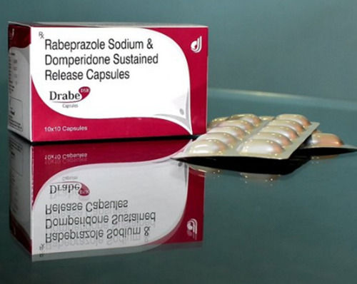 Rabeprazole with Domperidone Capsule, 10*10 Capsules Alu-Alu Pack