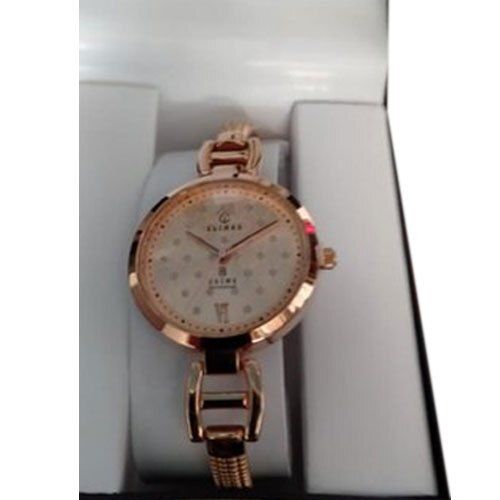 Golden colour discount watch for women