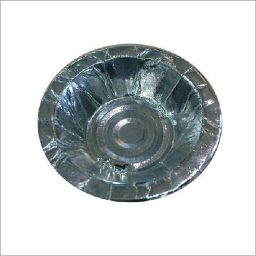 5 Inches Eco-Friendly Plain Paper Silver Foil Based Round Disposable Dona  Application: Utility Dishes