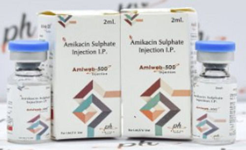 Silver Amikacin Injections Ip 500Mg/2Ml