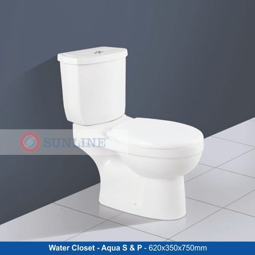 SunLine Toilet Seat - Ceramic, 620x350x750mm | Elegant Look, Easy to Clean, Sturdy Design, Scratch Resistant, Floor Mounted