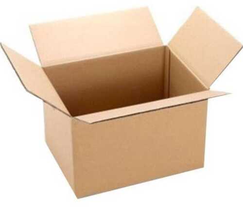 Brown Kraft Paper Corrugated Carton Box For Packaging And Sealing