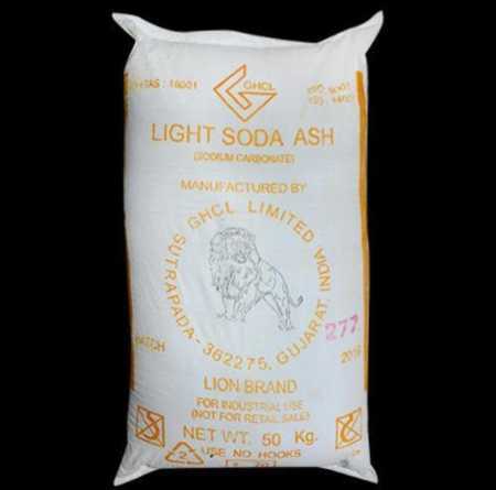 GHCL and Dense Light Soda Ash For Industrial Use, 50Kg Pack