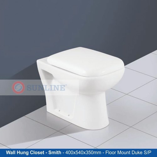Smith White Ceramic Closet (400X540X350 Mm) - Feature: Easy Installation