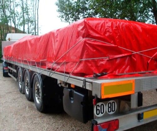 Silver Truck Covering 100% Waterproof High Density Polyethylene (Hdpe) Tarpaulin