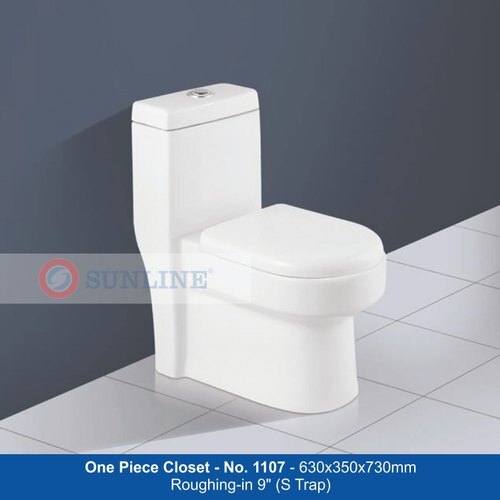 Closed Front Toilet Seat - 630x350x730mm Elegant White Ceramic Design with Easy Clean and Scratch Resistant Finish