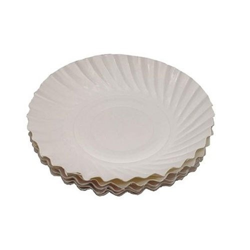White Plain Disposable Paper Plate at Best Price in Nadia Prabir