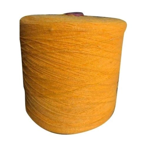 Yellow Color Dyed Acrylic Blended Yarn