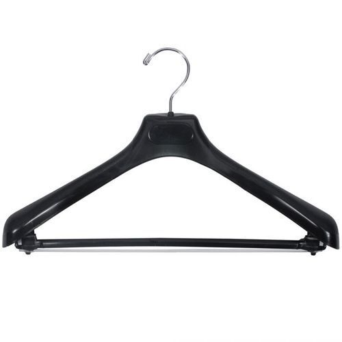 Garment Black Cheap Plastic Coat Hanger, For Cloth Hanging at Best
