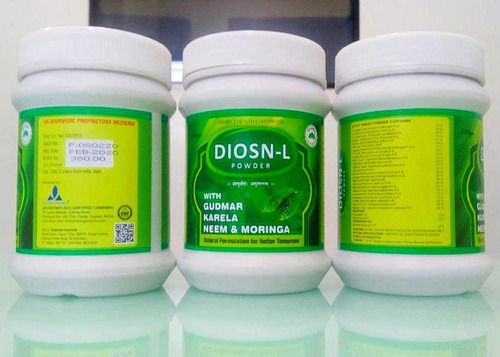 Diosn-L Anti Diabetic Powder With Gudmar, Karela, Neem And Moringa Extract