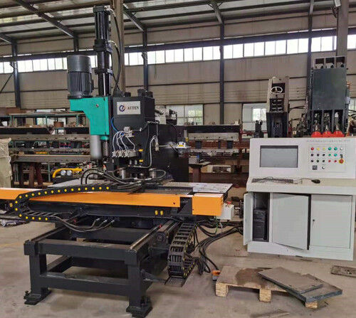 Brown High Speed Bncz100 Cnc Plate Punching Machine For Marking And Drilling