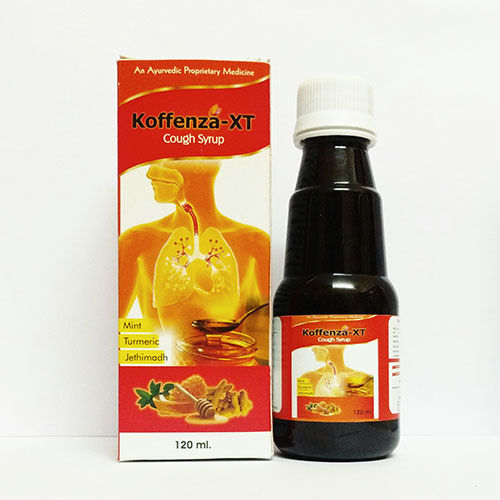 Koffenza-xt Herbal Cough Syrup With Mint, Turmeric And Jethimadh Extract